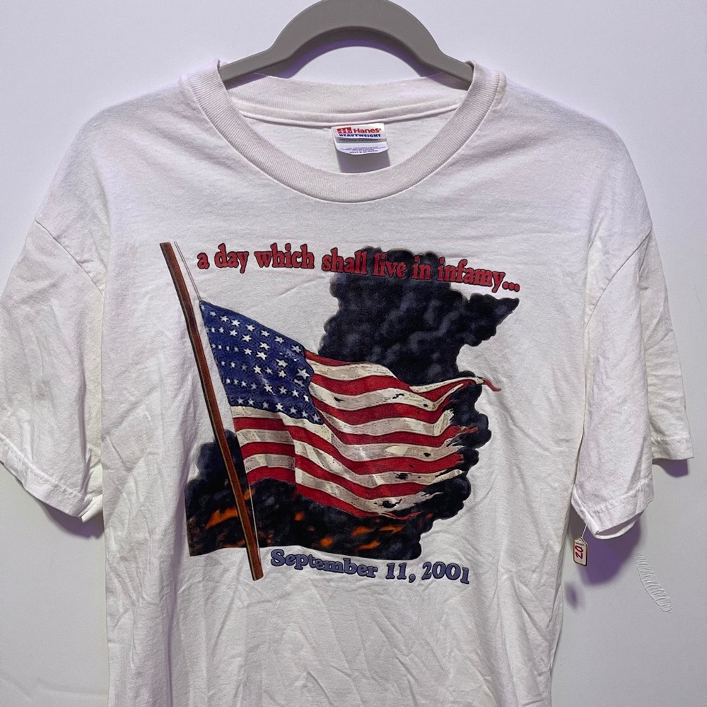 Vintage 9/11 White Tee